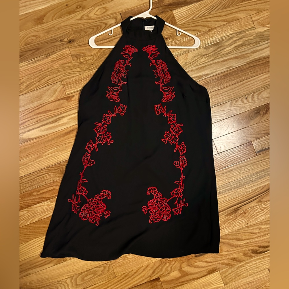 Black and Red Oriental Dress